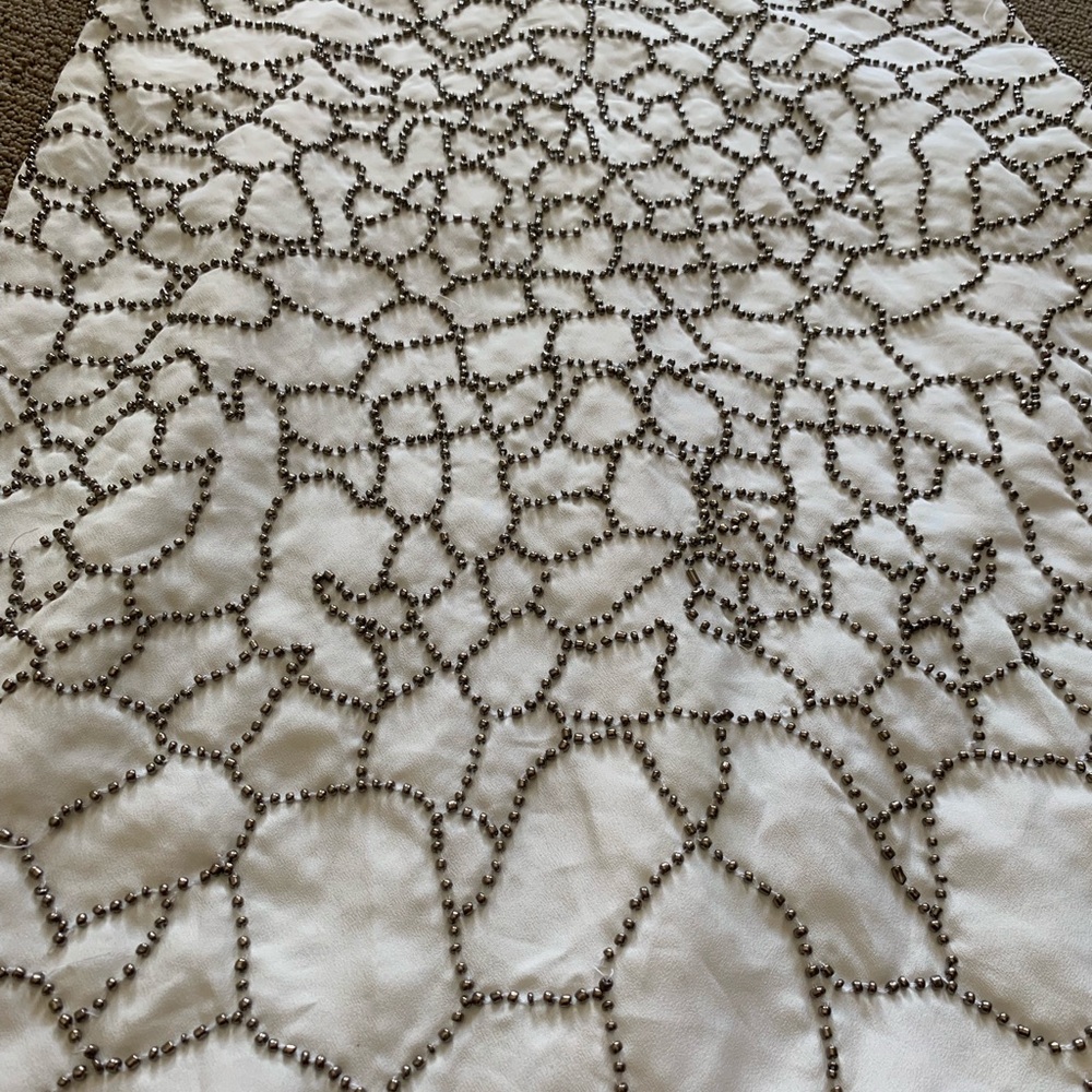 Armani Exchange Silver Beaded Dress - Picture 5 of 7